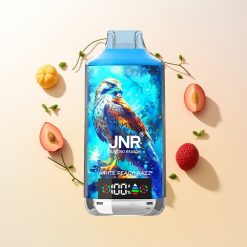 JNR Falcon X 18000 Durazno Blanco Frambuesa 24ml Dual Mesh