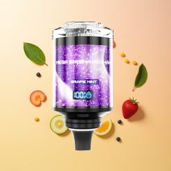 JNR Mega Shisha Hookah 100K Menta Uva 2200mAh