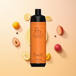 RandM Fumot Shisha 10000 Helado de Durazno con LED