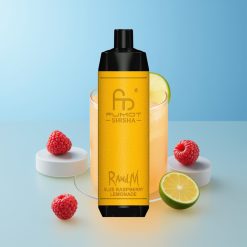 RandM Fumot Shisha 10000 Limón Frambuesa Azul con Indicador LED