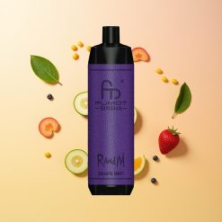 RandM Fumot Shisha 10000 Menta Uva con Indicador LED