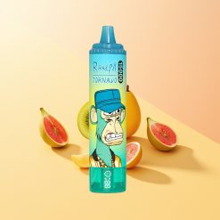 RandM Fumot Tornado 15000 Fruta de la Pasión Guayaba Kiwi con Pantalla LCD