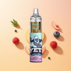 RandM Fumot Tornado 7000 Caramelo de Melocotón y Arándano con Luz RGB