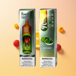 RandM Fumot Tornado 9000 Caramelo Ácido con Bobina Mesh