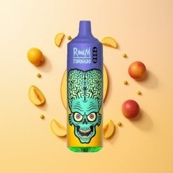 RandM Fumot Tornado 9000 Mango Paja con Pantalla RGB Elegante