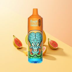 RandM Fumot Tornado 9000 Maracuyá Fruta de la Pasión Kiwi con Bobina de Malla