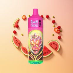 RandM Fumot Tornado 9000 Sandía Frambuesa con Pantalla RGB Elegante