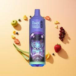 RandM Fumot Tornado 9000 Uva de Aloe con Pantalla RGB
