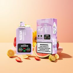 Razz Bar 40000 Fresa Sandía - Uva Hielo con Pantalla de Potencia y Doble Bobina Malla