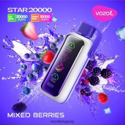 Vozol Vape Sabores bayas mixtas 2PNZP414 VOZOL STAR 20000
